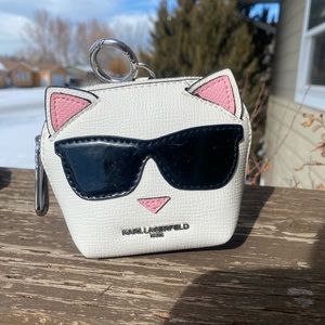 Karl Lagerfeld Choupette Cat Keychain Bag in Great Used Condition